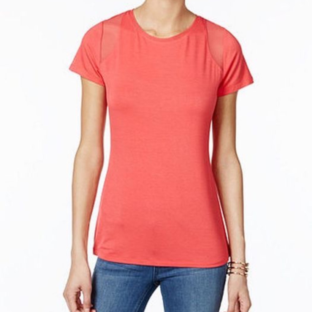 Inc International Concepts Mesh-Inset Top New with tags Size Small